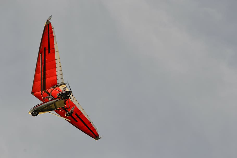 fly, dom, sky, flight, fun, skydiving, blue, air, flying, wings HD wallpaper