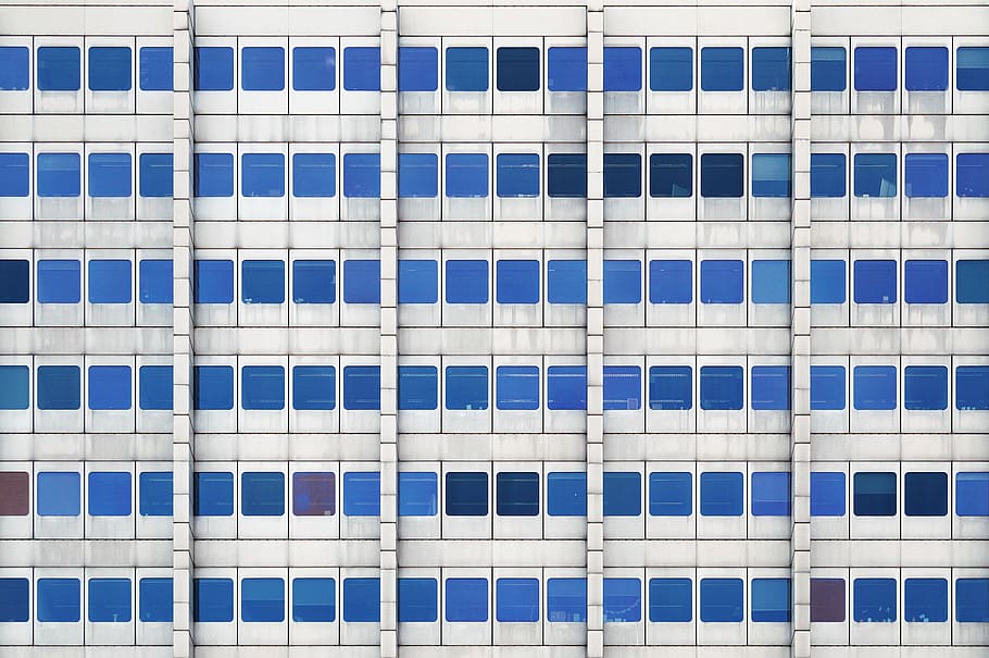 white and blue color chart, window, pattern, architecture, building HD wallpaper