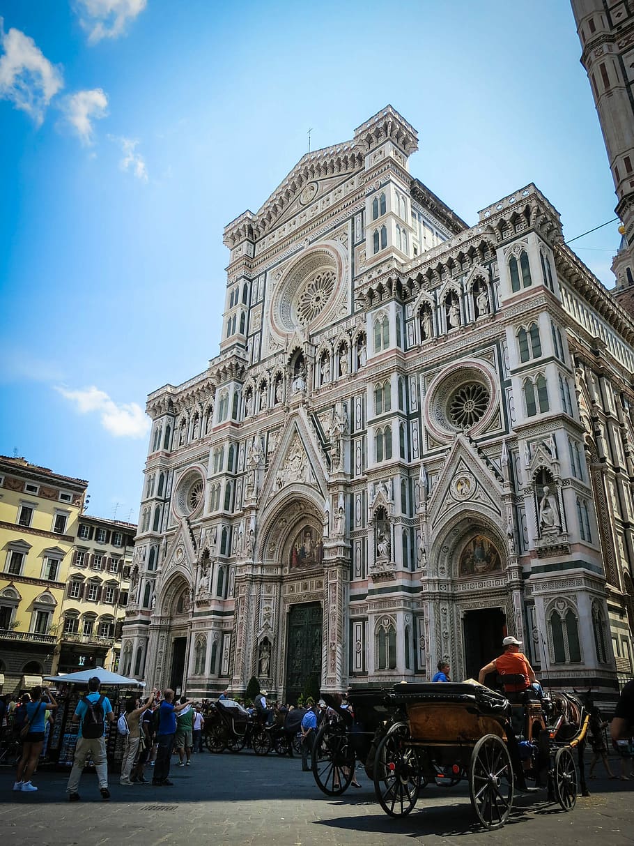 Cathedral of Florence, architecture, building, church, photo, HD wallpaper