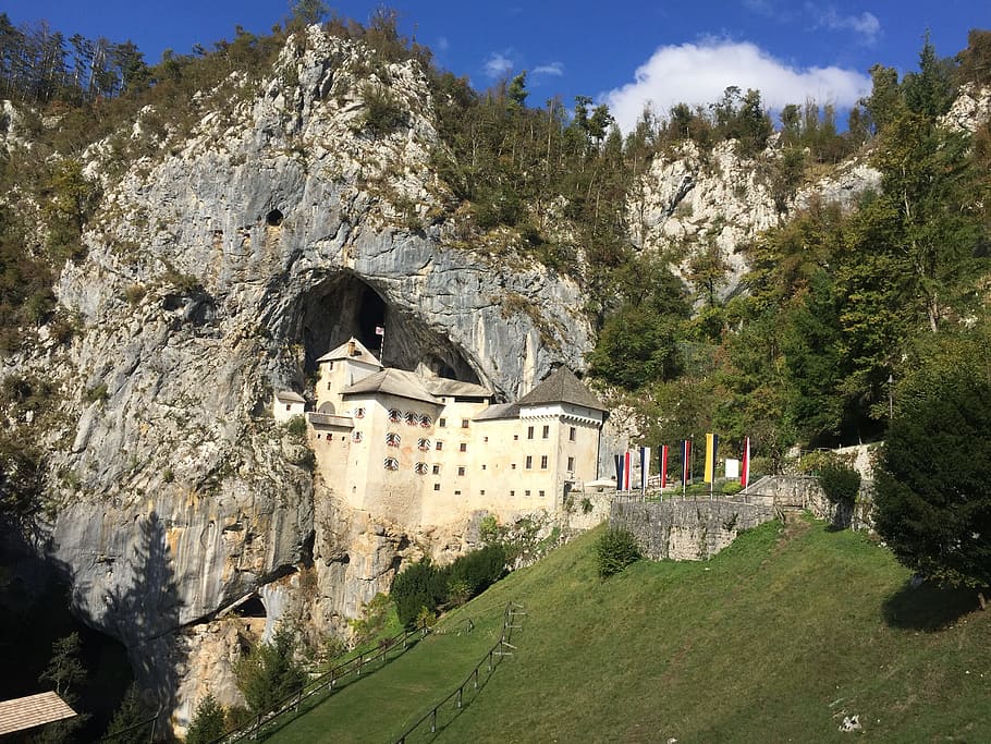 Predjama, Castle, Slovenia, Travel, europe, landmark, old, fort, HD wallpaper