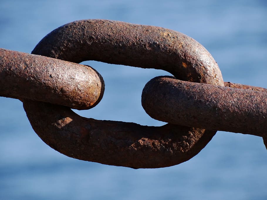 ring, string, rust, steel, link, chain, strength, rusty, iron - Metal HD wallpaper