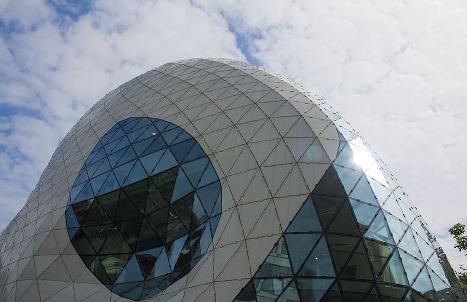 Blob, Eindhoven, Architecture, netherlands, town, center, glass - Material HD wallpaper