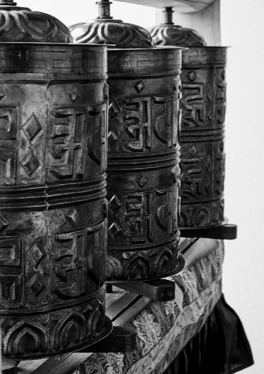 bell, india, tibet, architecture, building, art and craft, built structure HD wallpaper