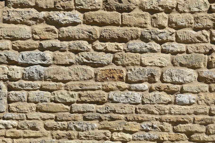 Stone Wall, Bricks, Stone Mason, wall - building feature, brick wall HD wallpaper