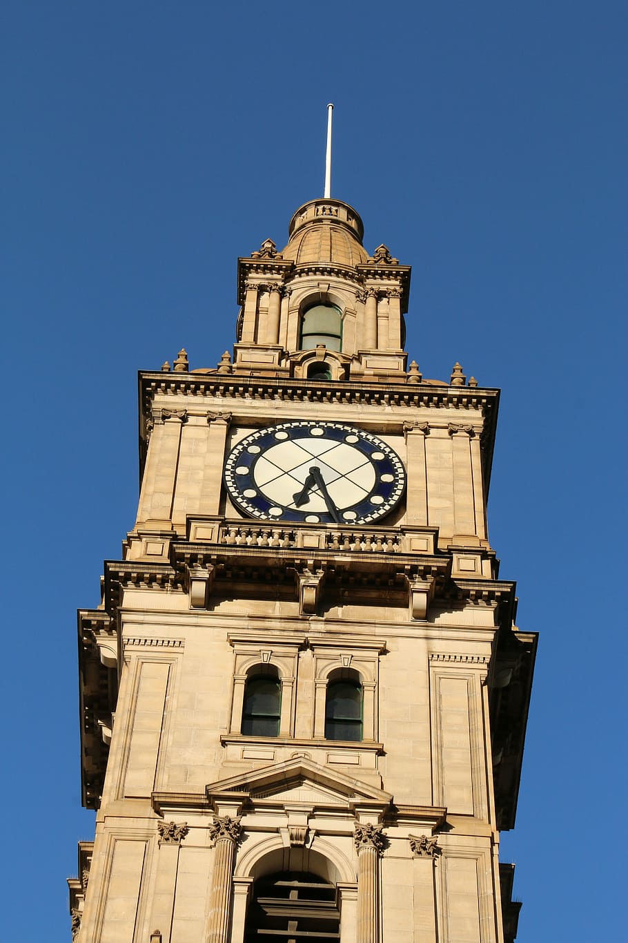 clock, tower, architecture, australia, melbourne, general post office melbourne HD wallpaper