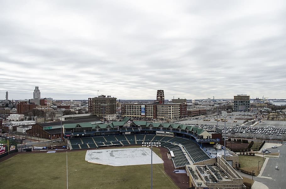 Baseball Field, Camden, New Jersey, stadium, architecture, skyline, HD wallpaper