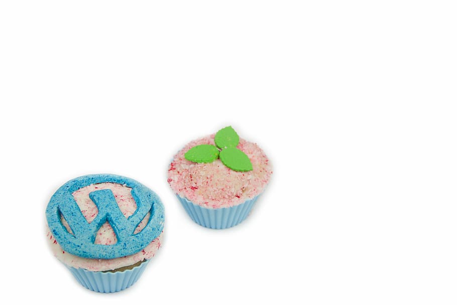 cupcakes, wordpress, sweets, bakery, delicious, cream, design HD wallpaper