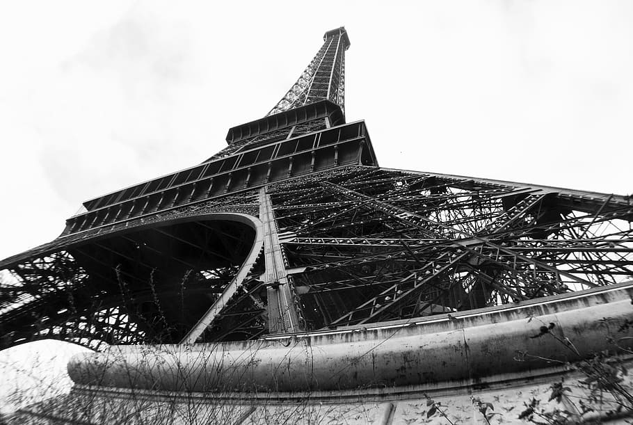 urban, tower, eifel, paris, france, architecture, sky, built structure HD wallpaper