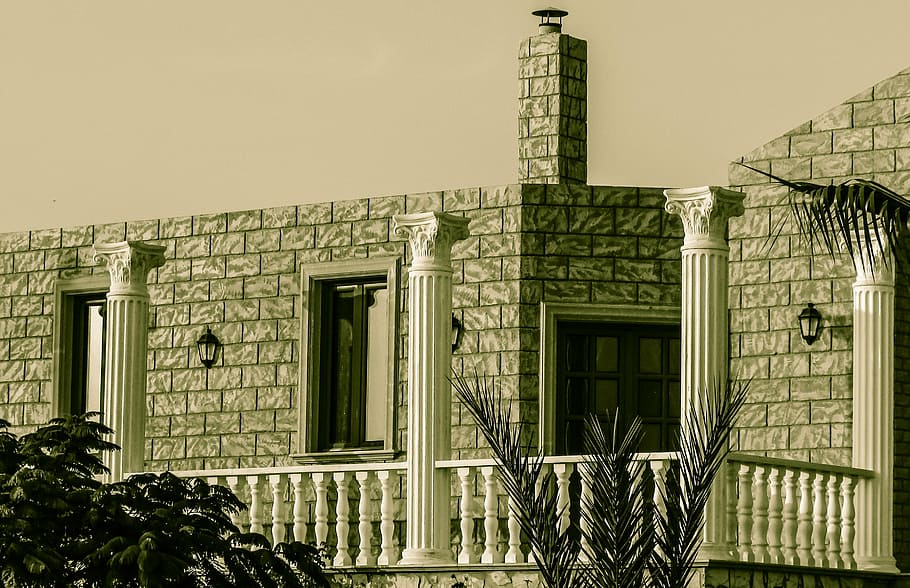 house, architecture, classical, design, residential, exterior HD wallpaper