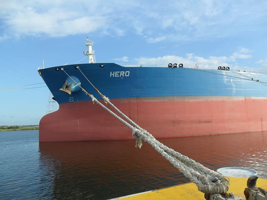 Hd Wallpaper Ship Mooring Vessel Tanker Maritime Rope Connect