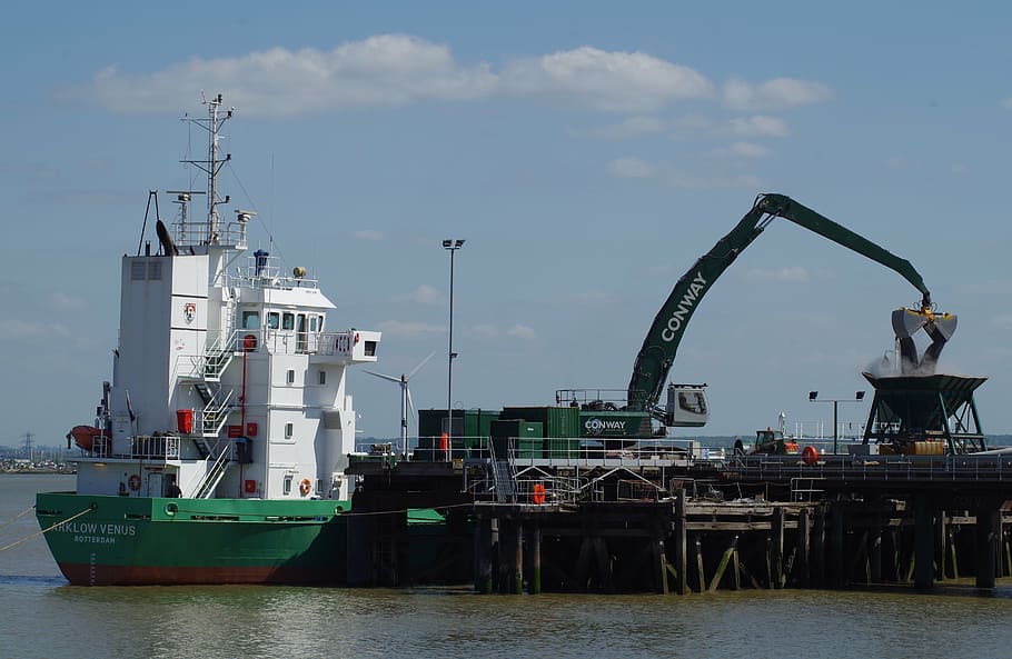 ship, cargo, industry, arklow, venus, freight, container, export HD wallpaper
