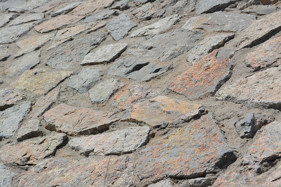 rock, wall, stone, texture, surface, pattern, grunge, rough HD wallpaper