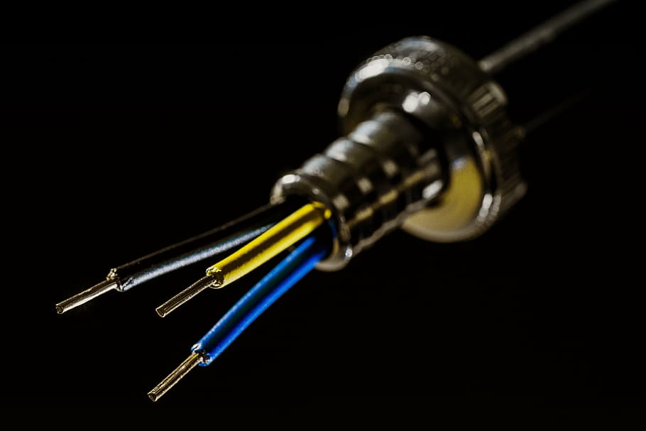 photo of electrical wiring, hose coupling, power cable, strange HD wallpaper
