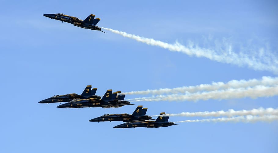 blue angels, navy, precision, planes, training, sortie, maneuvers HD wallpaper