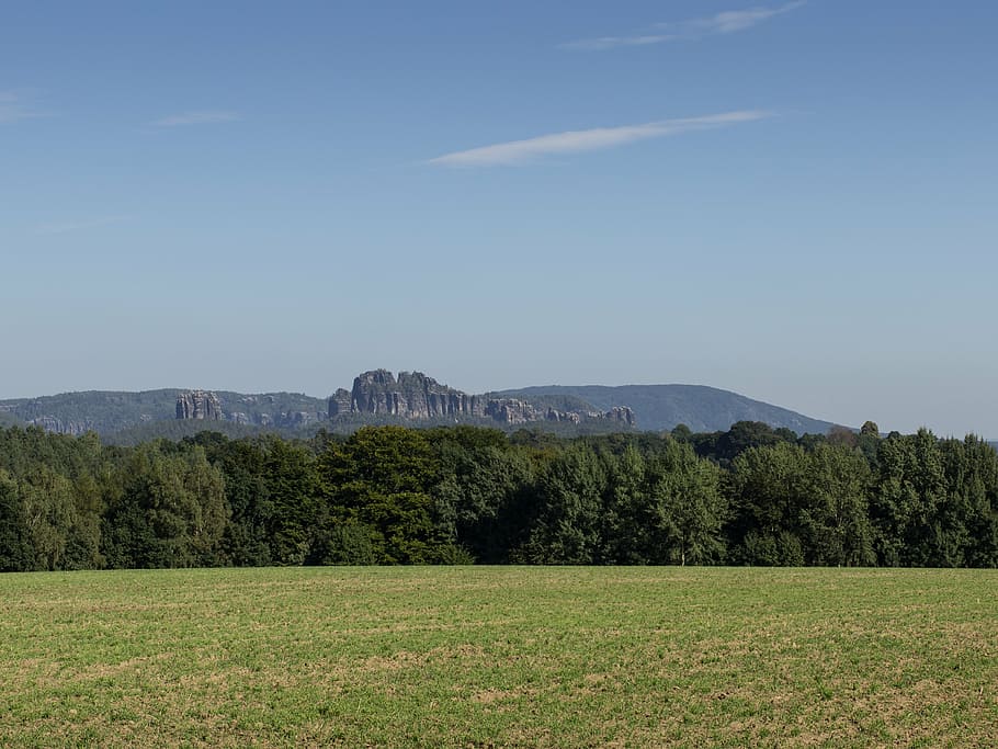 saxon switzerland, saxony, elbe sandstone mountains, schrammsteine, HD wallpaper