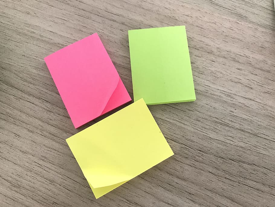 Square, Post It, Yellow, Brightness, adhesive note, reminder HD wallpaper