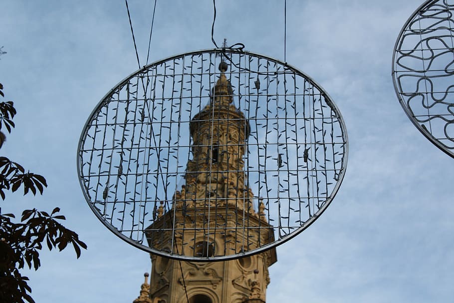 city, circle, logroño, built structure, sky, architecture HD wallpaper