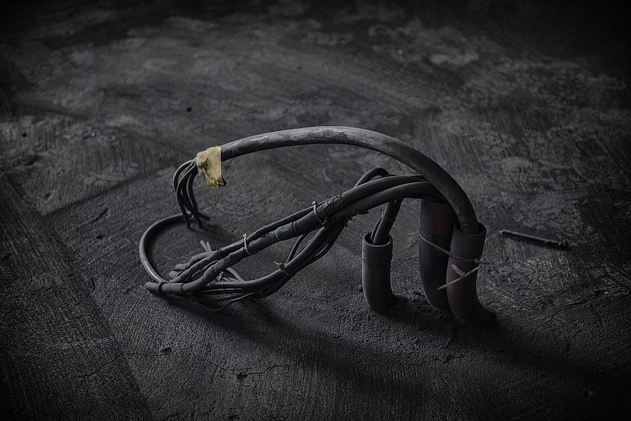 cable, old, current, close, electricity, nostalgia, technology HD wallpaper