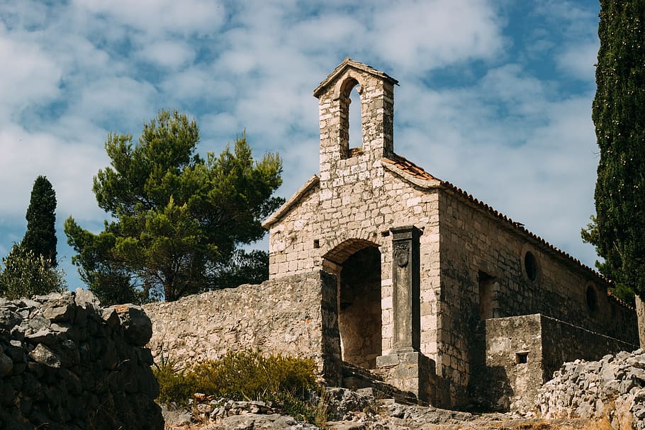 architecture, building, structure, chapel, construction, wall HD wallpaper