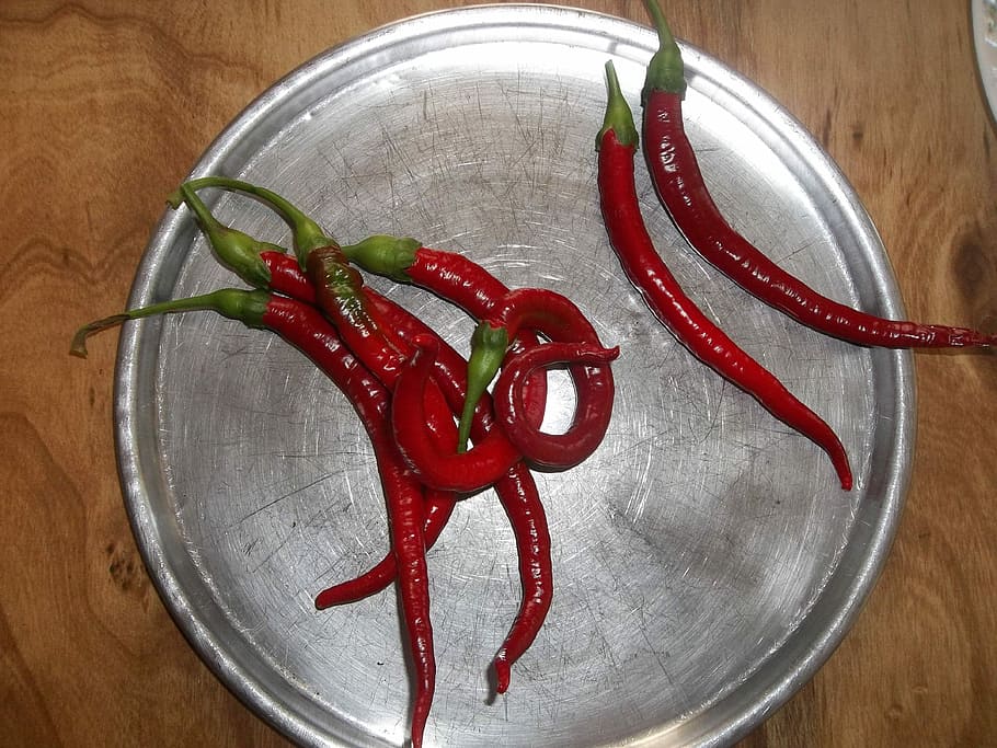 Cayenne, Peppers, Hot, 2, Food, Chili, organic, spice, mexican HD wallpaper