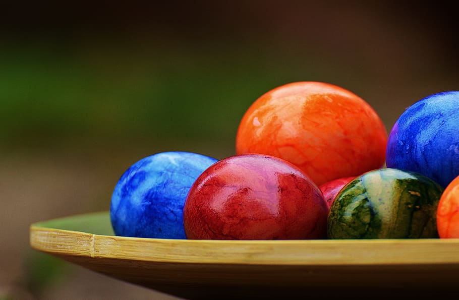 easter, easter eggs, colorful, happy easter, colored, shell HD wallpaper