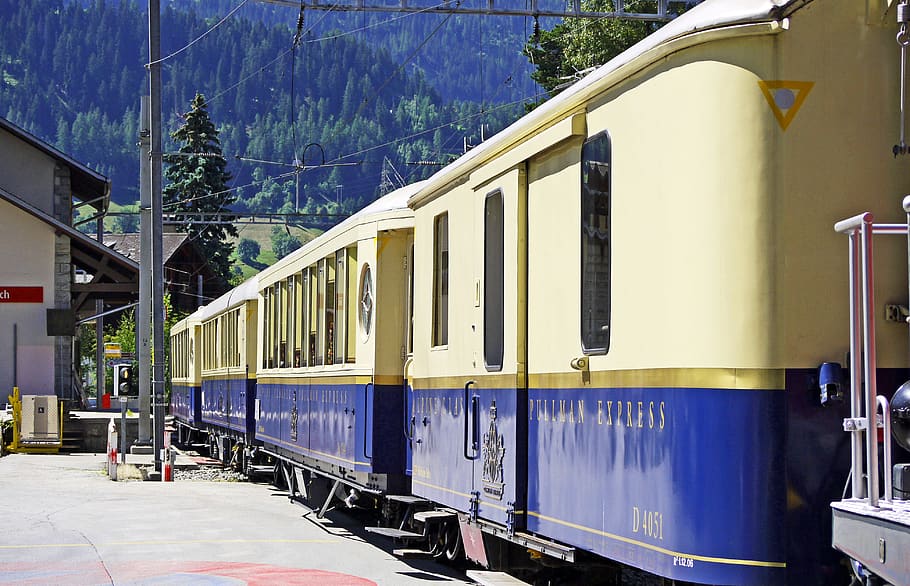 luxury train, alpine classic pullman express, rhaetian railways