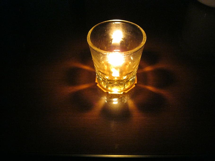 cup, candlelight, shadow, glowing, electric Lamp, lighting Equipment HD wallpaper