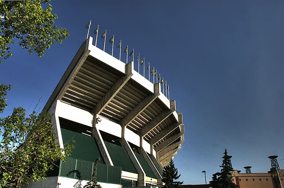 edmonton, canada, stadium, structure, venue, architecture, sports HD wallpaper