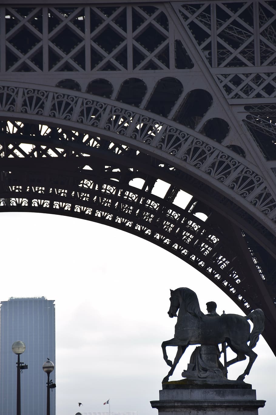 paris, eiffel tower, bridge, monument, capital, architecture HD wallpaper