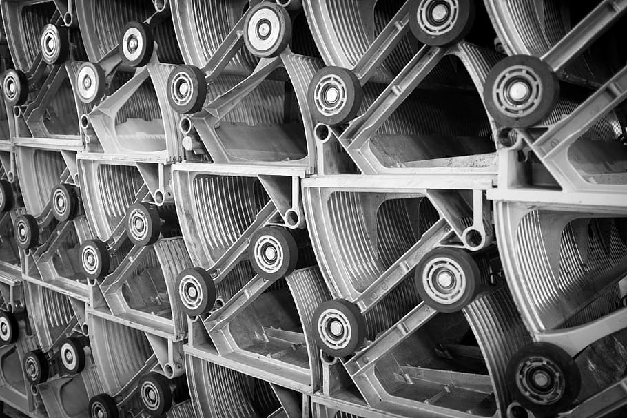 escalator, stack, pattern, full frame, large group of objects HD wallpaper