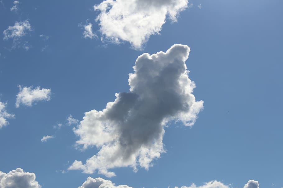 blue, cloud, sunny, sun and cloud, cloud - sky, backgrounds HD wallpaper
