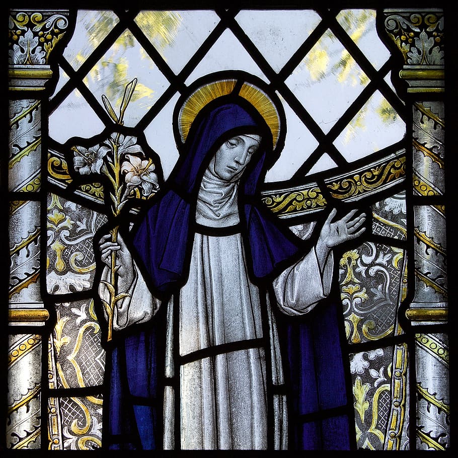 stained, glass, classical, art and craft, human representation HD wallpaper
