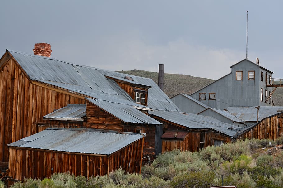 ghost town, bodie, rustic, historic, mine, architecture, built structure HD wallpaper