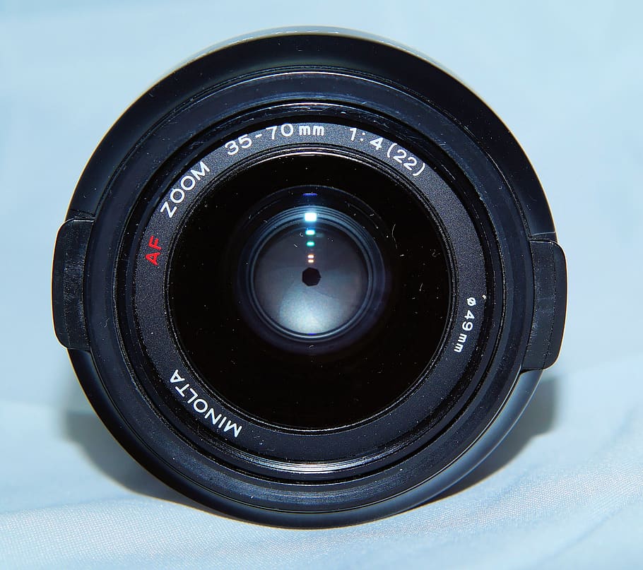 lens, digital mirror reflex camera, minolta, zoom lens, photography, HD wallpaper