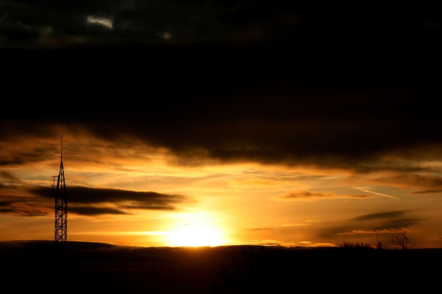 Sunset, Sun, Cloud, Sky, In The Evening, orange, dusk, cloud - Sky HD wallpaper
