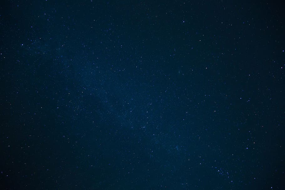 starry sky at night, galaxy illustration, stars, blue sky, backgrounds HD wallpaper