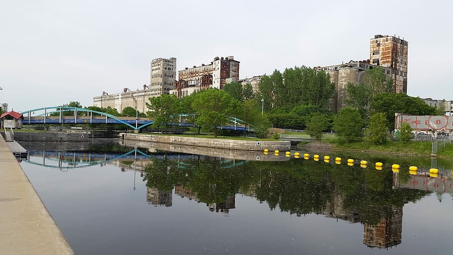 Old, River, Water, Architecture, reflection, landmark, building HD wallpaper