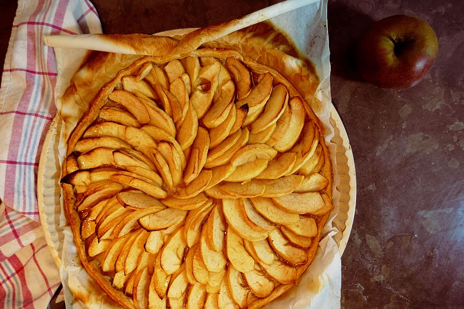 Pie, Apple, Kitchen, food and drink, fruit, apple pie, freshness HD wallpaper