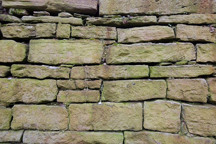 stone, wall, pattern, background, rau, texture, old, cube, rock HD wallpaper