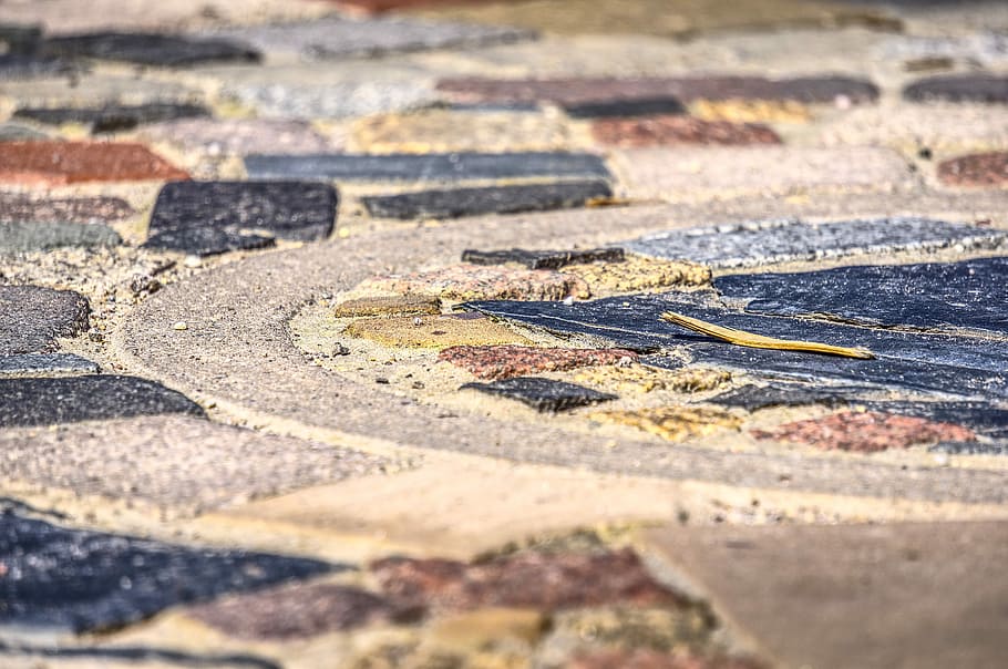 pattern, structure, background, stone, brick, concrete, patch HD wallpaper
