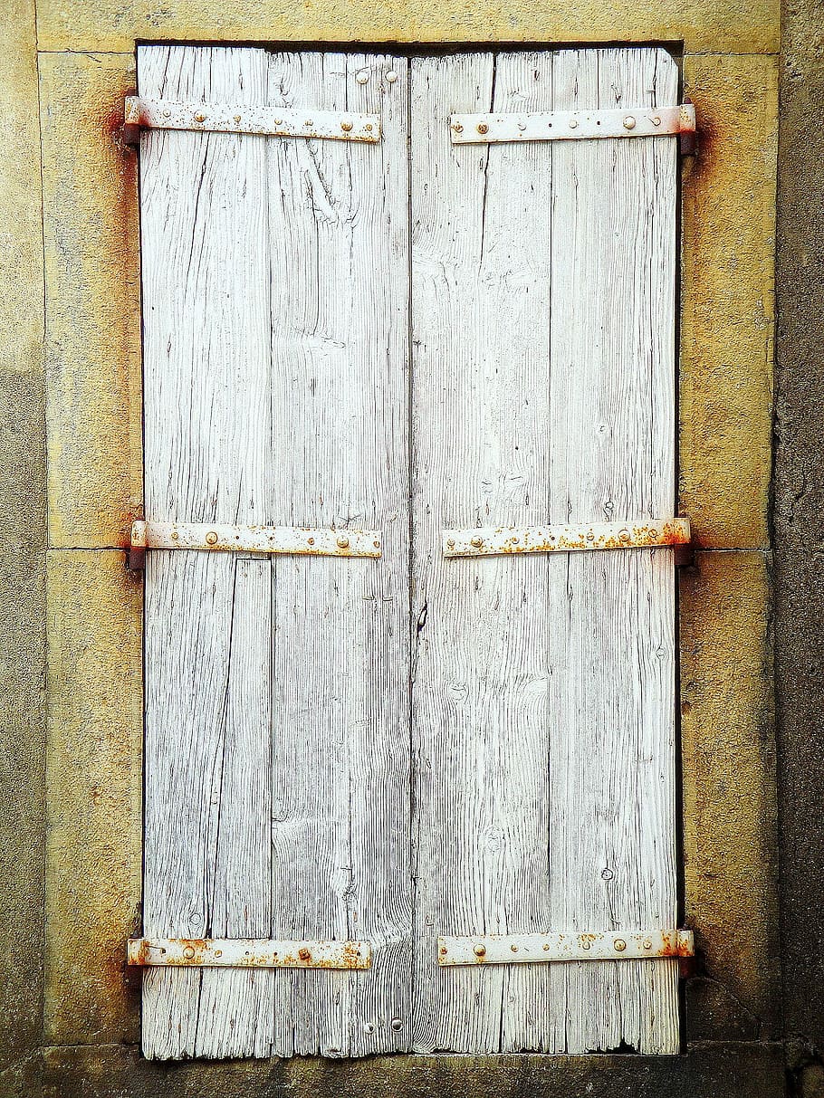 window, shutters, old, window frame, house window, broken, architecture HD wallpaper