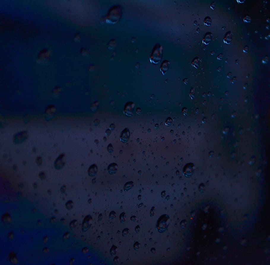 raindrops, glass, water, wet, full frame, backgrounds, window HD wallpaper