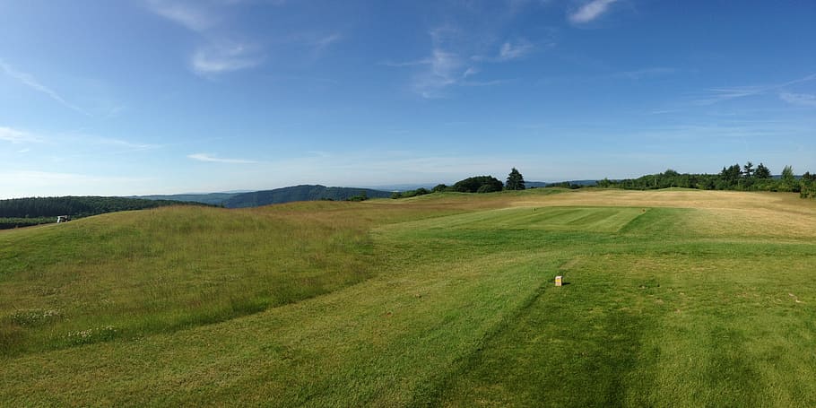 panoramic, landscape, nature, meadows, field, grass, environment HD wallpaper