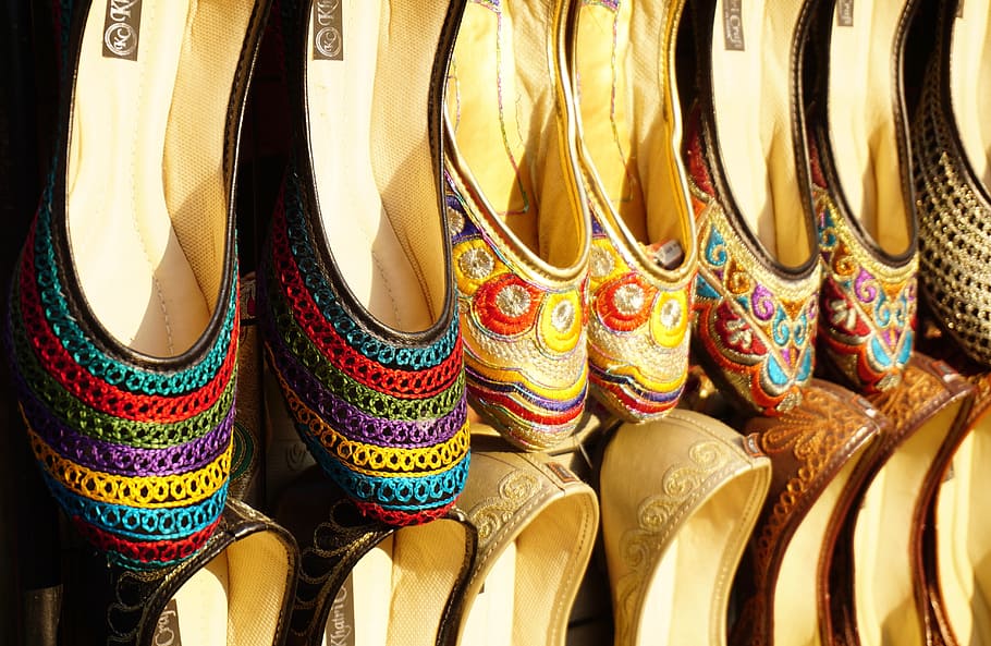 fashion, creative, shoes, colorful, colourful, decorated, design HD wallpaper