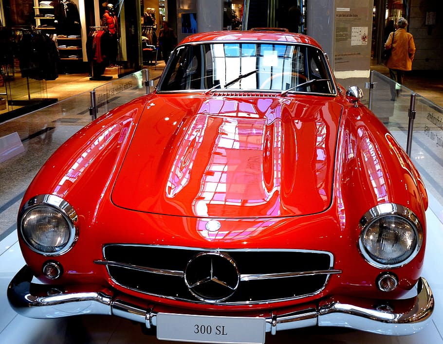 auto, mercedes, oldtimer, classic, restored, exhibition, mode of transportation HD wallpaper