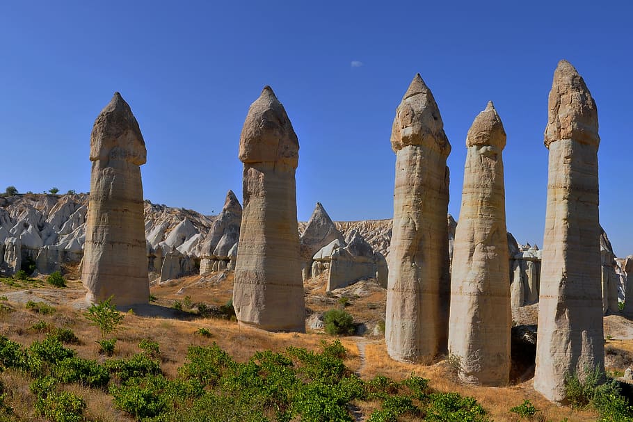 Urgup, Cappadocia, Life, old ruin, travel destinations, history, HD wallpaper