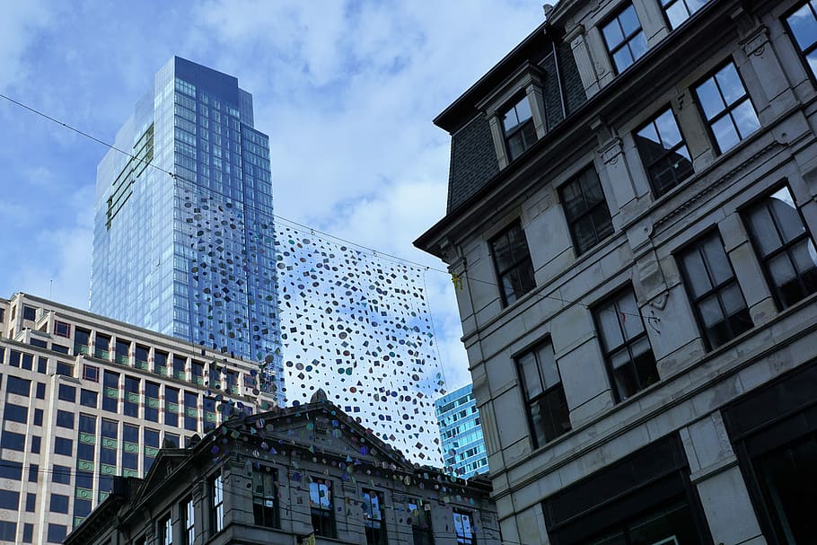 Boston, Skyscraper, Usa, Building, facade, santiago, decor HD wallpaper