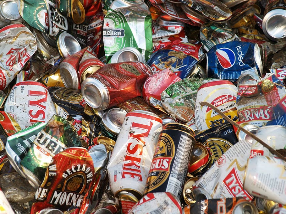 texture, metal, cans, color, large group of objects, no people HD wallpaper