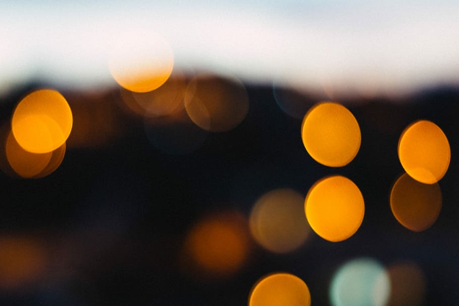 bokeh lights photography, blurred photography of city lights HD wallpaper