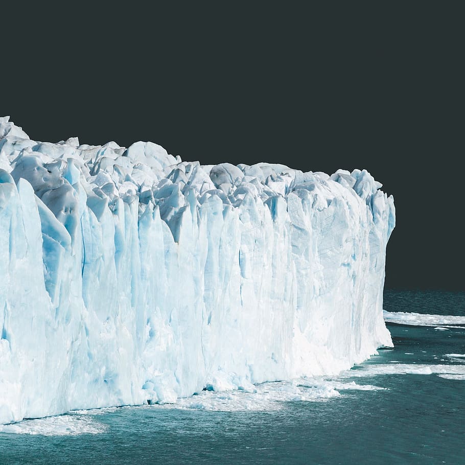 glacier, water, cold, ice, white, weather, environment, environmental issues HD wallpaper